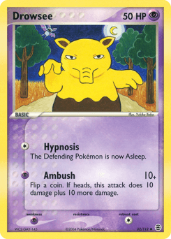 Drowzee 32/112 — FireRed & LeafGreen