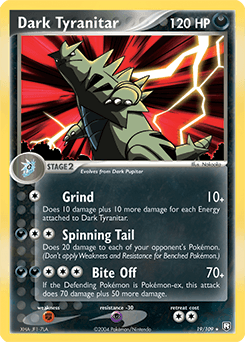 Dark Tyranitar 19/109 — Team Rocket Returns