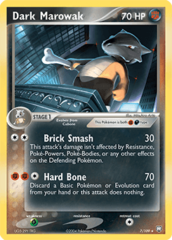 Dark Marowak 7/109 — Team Rocket Returns