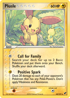 Plusle 44/107 — Deoxys