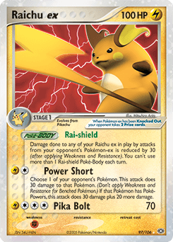 Raichu ex 97/106 — Emerald