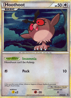 Hoothoot HGSS05/25 — HGSS Black Star Promos