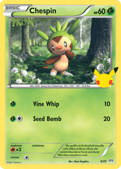 Chespin 6/25 — McDonald's Collection 2021