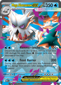 Mega Abomasnow ex 36/132 — Mega Evolution