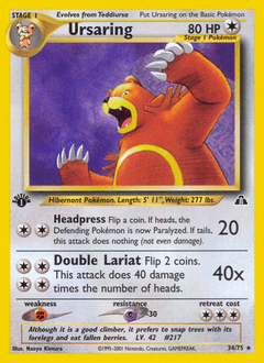 Ursaring 34/75 — Neo Discovery