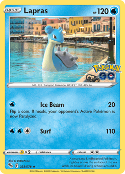 Lapras 23/78 — Pokémon GO