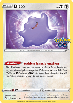 Ditto 53/78 — Pokémon GO