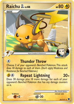 Raichu GL 31/111 — Rising Rivals