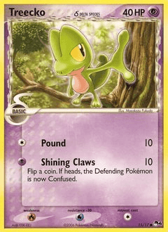 Treecko δ 15/17 — POP Series 4