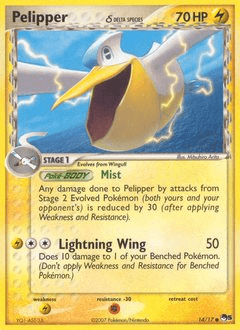 Pelipper δ 14/17 — POP Series 5