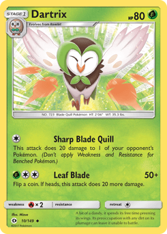 Dartrix 10/149 — Sun & Moon