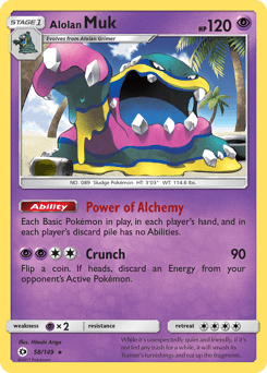 Alolan Muk 58/149 — Sun & Moon