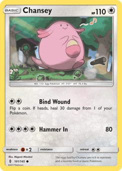 Chansey 101/145 — Guardians Rising