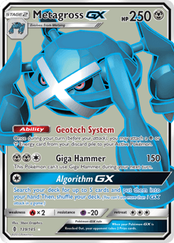 Metagross-GX 139/145 — Guardians Rising