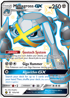 Metagross-GX 157a/145 — Guardians Rising