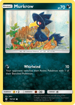Murkrow 78/145 — Guardians Rising