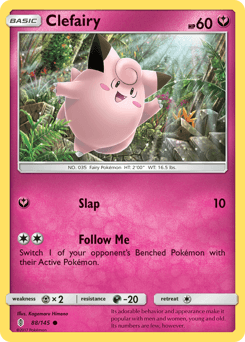 Clefairy 88/145 — Guardians Rising