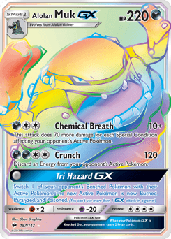 Alolan Muk-GX 157/147 — Burning Shadows