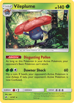 Vileplume 6/147 — Burning Shadows
