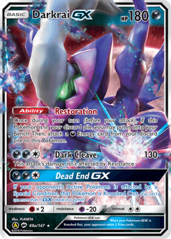 Darkrai-GX 88a/147 — Burning Shadows