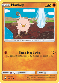 Mankey 50/111 — Crimson Invasion