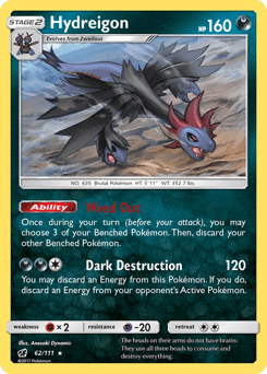 Hydreigon 62/111 — Crimson Invasion