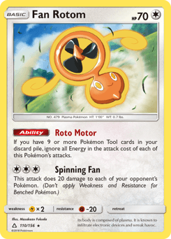 Fan Rotom 110/156 — Ultra Prism