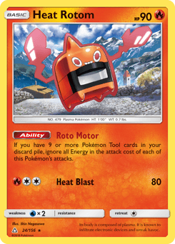 Heat Rotom 24/156 — Ultra Prism