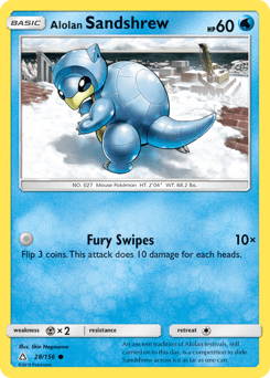 Alolan Sandshrew 28/156 — Ultra Prism