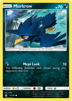 Murkrow 71/156 — Ultra Prism