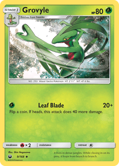 Grovyle 9/168 — Celestial Storm