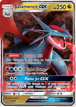 Salamence-GX 44/70 — Dragon Majesty