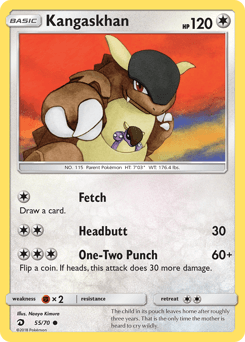 Kangaskhan 55/70 — Dragon Majesty