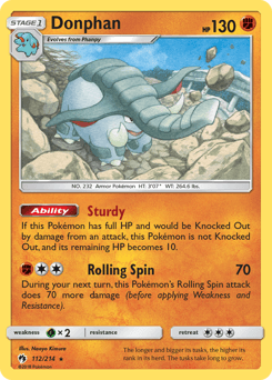 Donphan 112/214 — Lost Thunder