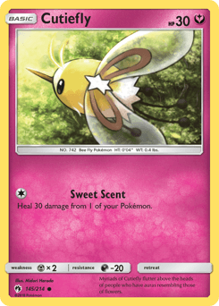 Cutiefly 145/214 — Lost Thunder
