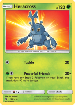 Heracross 18/214 — Lost Thunder