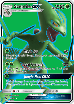 Sceptile-GX 196/214 — Lost Thunder