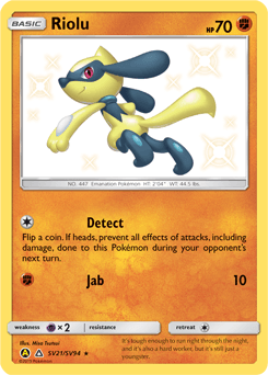 Riolu SV21/94 — Hidden Fates Shiny Vault