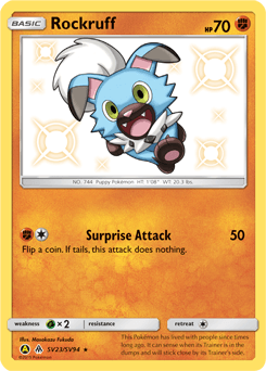 Rockruff SV23/94 — Hidden Fates Shiny Vault