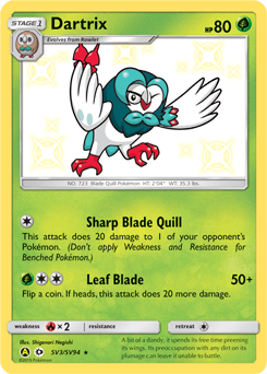 Dartrix SV3/94 — Hidden Fates Shiny Vault