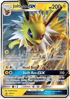 Jolteon-GX SM173/248 — SM Black Star Promos