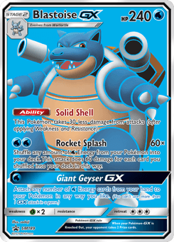 Blastoise-GX SM189/248 — SM Black Star Promos