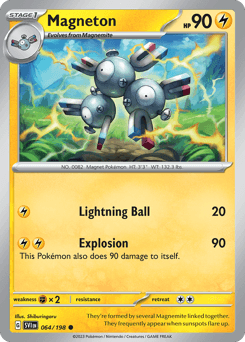 Magneton 64/198 — Scarlet & Violet