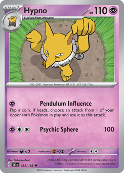 Hypno 83/198 — Scarlet & Violet