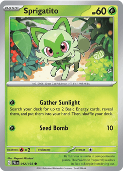 Sprigatito 12/193 — Paldea Evolved