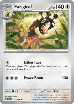 Farigiraf 155/193 — Paldea Evolved