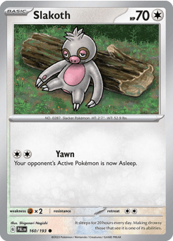 Slakoth 160/193 — Paldea Evolved