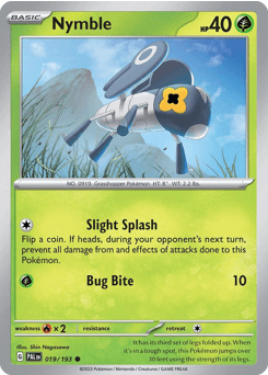 Nymble 19/193 — Paldea Evolved