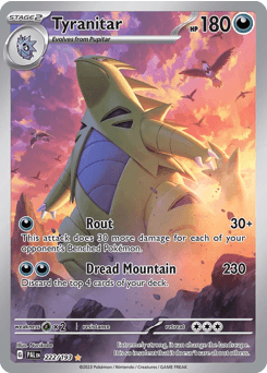 Tyranitar 222/193 — Paldea Evolved