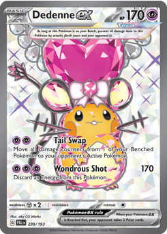 Dedenne ex 239/193 — Paldea Evolved